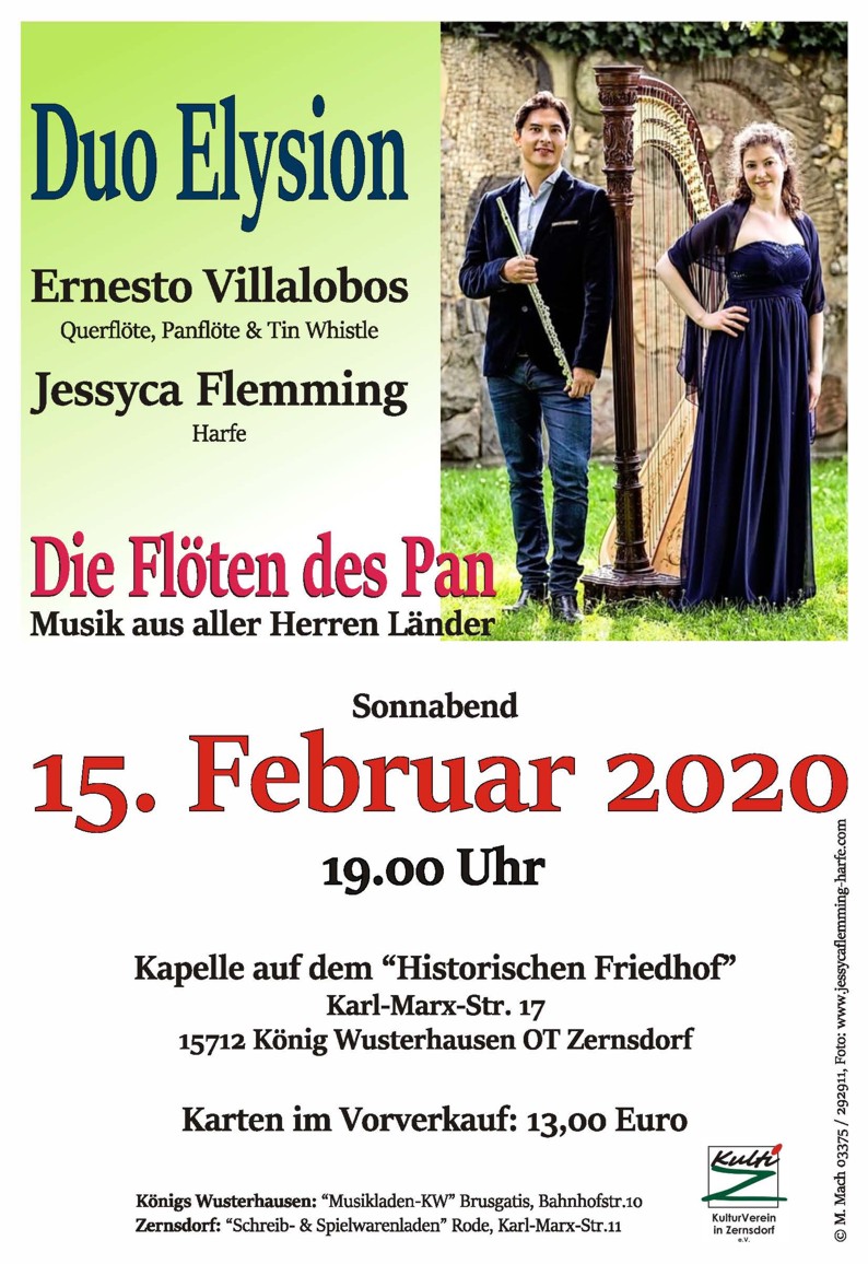 15. Februar 2020 Konzert "Duo Elysion"